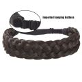Synthetic Braided Headbands Hair Band Braiding Hair Accessories Hair Extension Hairpiece for Women Girls. 