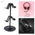 Game Controller Holder Stable Base Headset Hanger for Gaming Headset 2 Tier Black. 