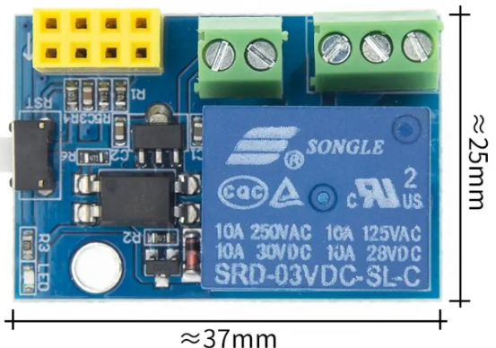 ESP8266%20ESP-01S%205V%20WiFi%20Relay%20Module%20(Without%20ESP-01S%20Relay%20Adapter%20Module)%20-%20Image%202