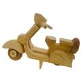Handmade Wooden Vespa Scooter Gift item Natural. 