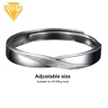 Silver Niche Light Luxury Ring Men's Ring, Simple And Versatile Style. 