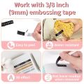 Handheld Labeling Machine 3D Embosser Label Machine Portable Lettering Embossed Labeler Omega S Embossed Labeler for Home DIY. 