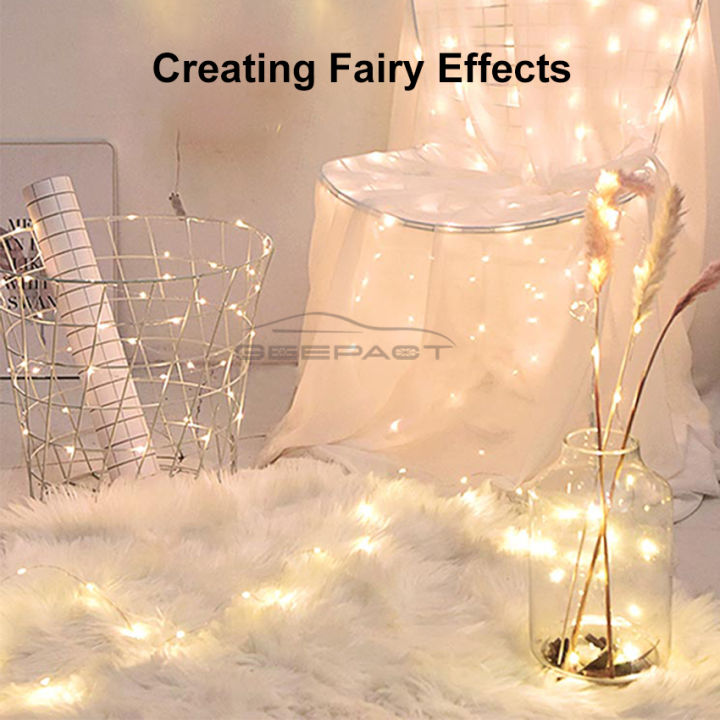 new%20LED%20Strip%20Light%C2%A0String%20Fairy%20Light%20Christmas%20Light%20Decoration%20Wedding%20Light%20Battery%20Operated%20Fairy%20Lights%20Holiday%20Copper%20Wire%20String%20Lights%C2%A0Multi-mode%20Garland%20Party%20String%20Lights%20Warm%20White%201M/50LED%20-%20Image%205