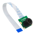 For 5 8MP Night Vision Camera IMX219 Sensor 200° FOV Fisheye MINI Interface with 15cm FFC for RPI Pi5. 