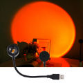 1/3pcs USB Sunset Light Lamp Self Photography LED Night Light Projector Photography Wall Atmosphere Light. 