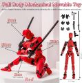 Multi-Jointed Movable Shapeshift Robot 3D Printed Mannequin Dummy 13 Action Figures Toys Kids Adults Parent-children Games. 