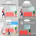 LED Radar Sensing Ceiling Lamp Intelligent Panel Lights 20W 30W Motion Sensor Lamp Hallways Corridor Aisle Stairways Home Ceiling Light. 