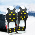 Sport Shoes Cover For Women Men Boots Cover 10-Stud Snow Ice Claw Climbing Anti Slip Spikes Grips Crampon Cleats. 