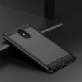 lthmy for LG Q Stylus+ Case Carbon Fiber TPU Soft Silicone Back Cover Armor Phone Case Casing. 