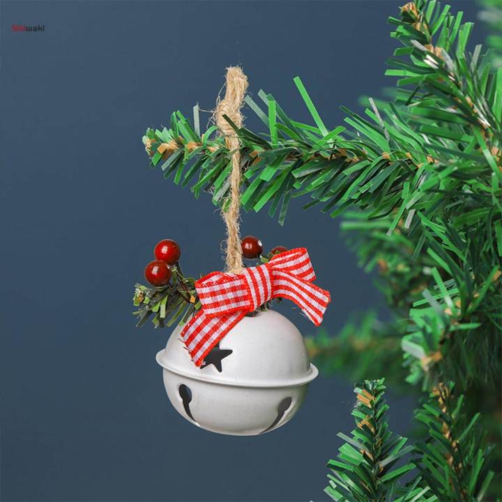 Christmas Bell Ornaments Christmas Hanging Ornament for Door Wreath Holiday