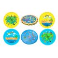 Outdoor Lawn Beach Animal Inflatable Water Spray Kids Sprinkler Play Pad Mat Kids Toddlers Fun Water Toys Blue. 