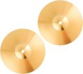 Pair of 8/ 10/ 12/ 14 Inch Cymbal pair of cymbal plate for Western Eastern Band Professional Brass Jazz Drum Classic Cymbal Crash Musical Instrument Accessory 8 inch 10 inch 12 inch 14 inch cymbal pair  8'' cymbal 10'' cymbal. 