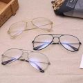 High-Quality Clear Lens Glasses for Ladies and Gents - Vintage Style Fullrim Fashion Glasses - Blue Light Blocking - Daily Use for Men and Women. 
