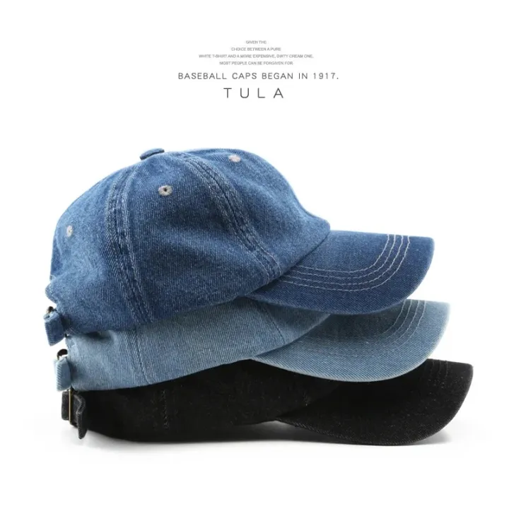 High Quality Denim Baseball Cap Men Women Jeans Snapback Caps