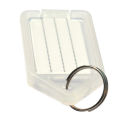 10pcs Plastic Transparent Clamshell Key Tag Classification Label Conbo. 