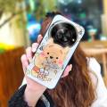 Anti-knock Back Cover Phone Case For ZTE Blade A75 5G/Nubia Focus 5G/Calf 5G phone lens protection Rotatable stand cute. 