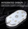 New Car LED Touch Lights Wireless Interior Light Magnetic Auto Door Light Roof Ceiling Lamp Reading Lamp USB Rechargeable 5V. 