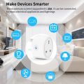 Smart WiFi 20A UK Smart Plug Smart Socket Smart Life/TUYA works with Home Google Home Alexa and Remote Voice Group App Control Timing. 