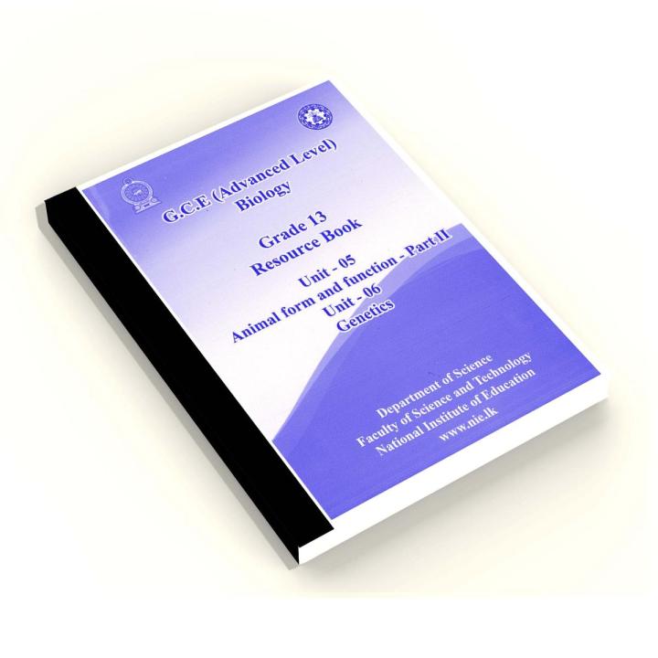 Unit 5 II, 6 - Advanced Level Biology Resource Book - English Medium