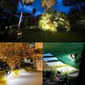 Auoyo Solar Ground Light Lawn Lamps Outdoor Garden Solar Spotlight Pathway Landscape Underground light Solar Landscape Lights for Outdoor Yard Patio Walkway Driveway. 