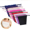 Women Quick Easy Clip-on Lace Mock Camisole Bra Insert Wrapped Chest Overlay Modesty Panel. 