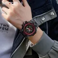 【Miga Plaza】 Sports Brand Fashion Watch Men LED Digital Quartz Watch Men Top Luxury Multi-Function Analog Digital Watch Waterproof Watch. 