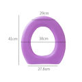 Waterpoof Soft Toilet Seat Cover Bathroom Washable Closestool Mat Pad Cushion O-shape Toilet Seat Bidet Toilet Cover Accessories. 