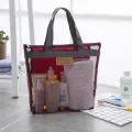 【ALLGOOD】 Waterproof Beach Bag Black Mesh Large Handbag Summer Durable Tote Bag Travel. 