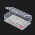 2PCS/LOT Transparent Rectangular Box Clear Plastic Box Small Plastic Jewelrybox Electronic Parts storage Box Tools Box 9X6X3.2CM. 