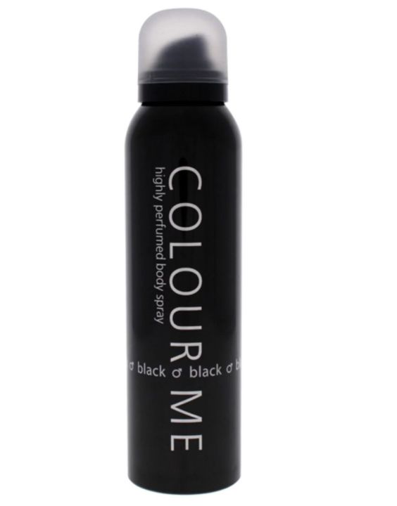 Colour Me body spray black 150ml | Daraz.lk