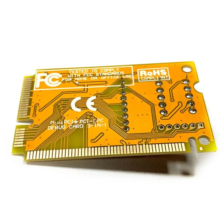 Pc Debugger Card Multifunction 3 in 1 Debug Card Expert Mini PCI PCI-E LPC PC Laptop ...