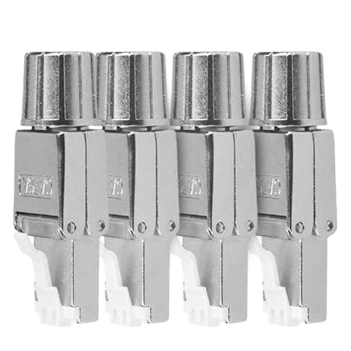 RJ45%20Network%20Connector%20Pack%20-Set%20of%204%20Cat6A%20RJ-45%20Network%20Connectors%20-Shielded%20Cat%206A%20Ethernet%20Cable%20Strain%20Relief%20Plugs%20-%20Image%204