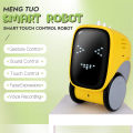Intelligent Smart Talking Robot with Facial Expression Voice Recording Touch Sensor Gesture Control Mini Robotics Rechar-geable Toys Dancing Walking Singing for Boys Girls Christmas Educational Gift. 