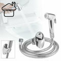 Chrome Bidet Spray Tap Hygienic Toilet  Shower Head Hose Bathroom Flushing. 