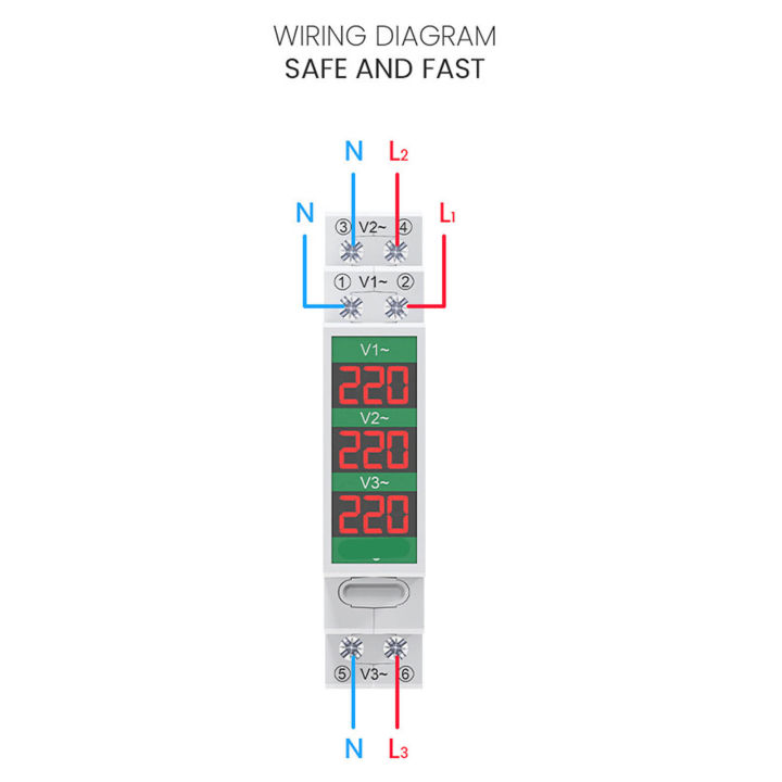 3%20Phase%20AC%20Voltmeter%20Din%20Rail%20Mount%20LCD%20Digital%20Display%20Voltage%20Meter%2060-450V%20-%20Image%208