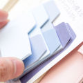 【MINISO】 60 Sheet/Pack Gradient Color Sticky Note Stitching Notepad Stickers Cute Memo Pad DIY Kawaii Stationery Student Diary Supplies. 