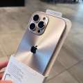 NEW Suitable for iPhone 16 Pro phone case, Apple Desert Gold, ProMax high-end feel, 11 men and women, 12 new models, 13 fingerprint, 14 plus frosted, 15 promax anti drop Aurora laser cover. 