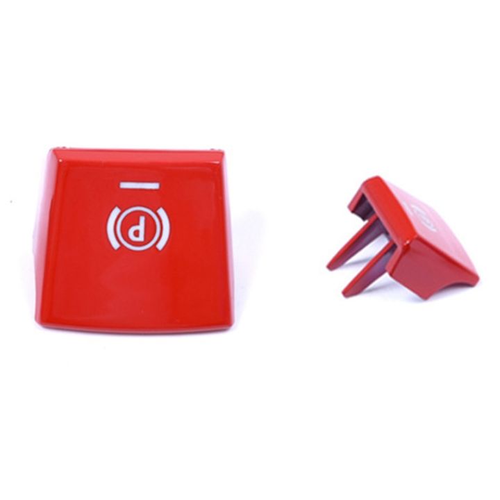 Kqueebee%20Parking%20Brake%20P%20Button%20Switch%20Cover%20for%205/6/7%20Series%20F10%20GT%20F07%20X3%20F25%20X4%20F26%20X5%20X6%202010-2014%20Red%20-%20Image%204