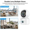 ITECH 6MP WiFi Camera with Dual Screens Two-Way Audio Baby Monitor Indoor PTZ IP Cameras CCTV Surveillance Home Security ICSee WID. 