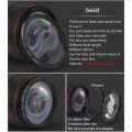 KnightX Special Effect Prism Filter Smartphone Fisheye Lens Zoom For Mobile Phone Camera Lens. 