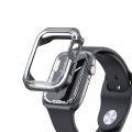 Transparent Two-color Armor Case For Apple Watch Series 6 & SE & 5 & 4 44mm. 