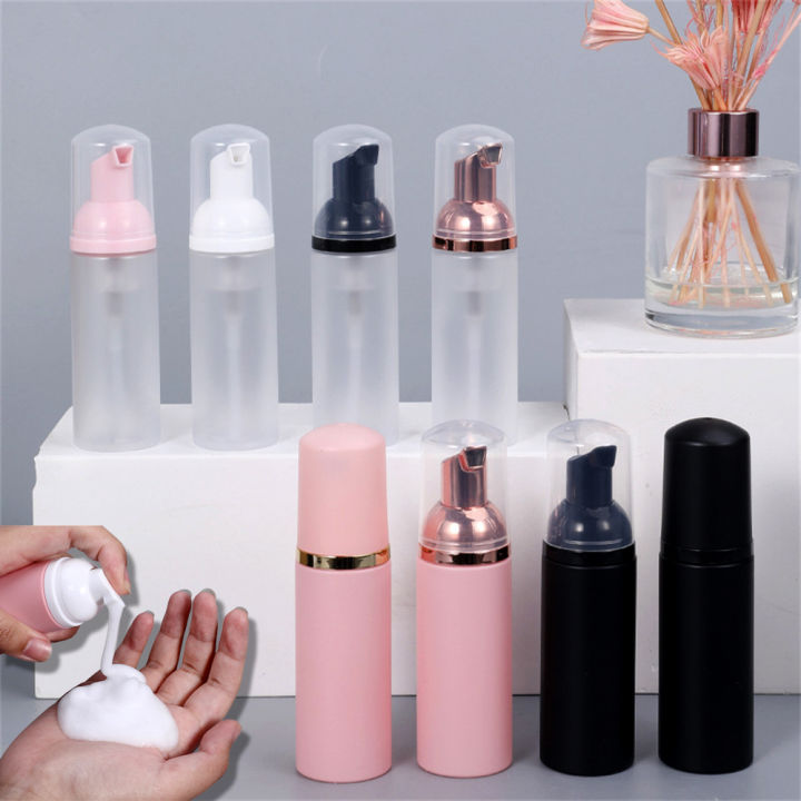 50ml Plastic Foam Pump Bottle Refillable Empty Cosmetic Container Cleanser Soap Shampoo Foaming Bottles