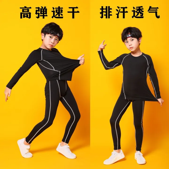 Children's%20Tights%20Training%20Wear%20Men's%20and%20Women's%20Basketball%20Soccer%20Running%20Fitness%20Sportswear%20Suit%20Leggings%20Quick-Drying%20Clothes%20-%20Image%209