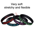 30 Pieces Motivational Bracelets Set Silica Gel Motivational Silicone Wristbands Motivational Silicone Bracelets for Men and Women Black. 