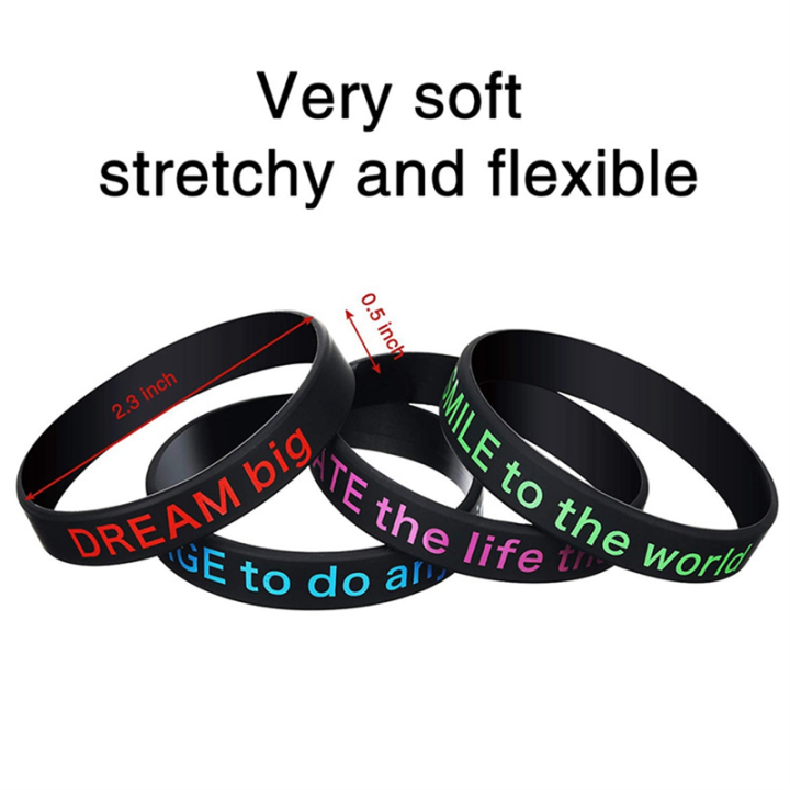 30%20Pieces%20Motivational%20Bracelets%20Set%20Silica%20Gel%20Motivational%20Silicone%20Wristbands%20Motivational%20Silicone%20Bracelets%20for%20Men%20and%20Women%20Black%20-%20Image%206