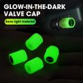 4Pcs Universal Car Logo Luminous Tire Valve Cap Car Wheel Hub Glowing Dust-proof Tyre Rim Stem Covers Auto Accessories. 