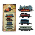 【Hot selling items 】GC 1:60 Simulation Alloy Train Toys Retro Steam Pull-back Train Model For Children Birthday Gifts Home Decor. 