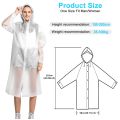 Raincoat 2 Pack Rain Ponchos for Men Women Adults Reusable Portable Rain Coat Waterproof with Elastic Sleeves. 