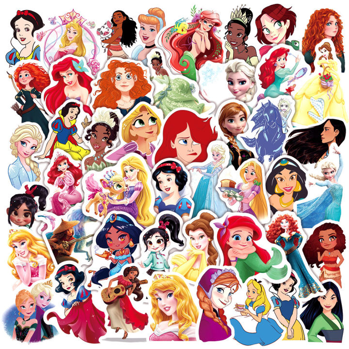 20/40pcs%20Princess%20Stickers%20Disney%20Princess%20Fairy%20Stickers%20for%20Laptop%20Scrapbook%20Journal%20Kids%20Girls%20Boys%20Stickers%20-%20Image%204