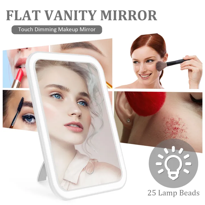 LED%20Makeup%20Mirror%20Lighted%20Cosmetic%20Mirror%20with%20Stand%20Dimmable%20Fill%20Light%20Len%20for%20Home%20Bedroom%20Desk%20Travel%20Portable%20Vanity%20Mirror%20-%20Image%203